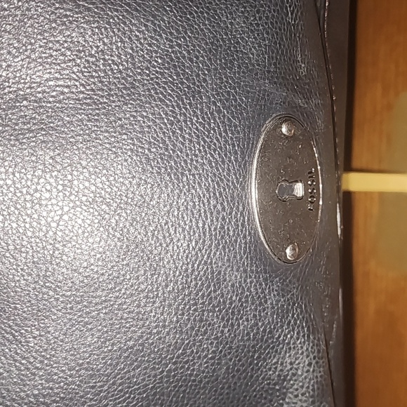 Leather Fossil Satchel - Picture 2 of 8